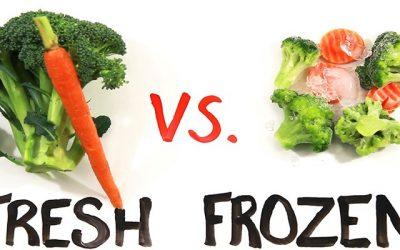 Φρέσκα ή κατεψυγμένα λαχανικά; Ποια να επιλέξω;