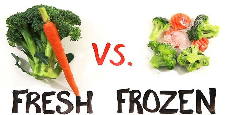 Φρέσκα ή κατεψυγμένα λαχανικά; Ποια να επιλέξω;